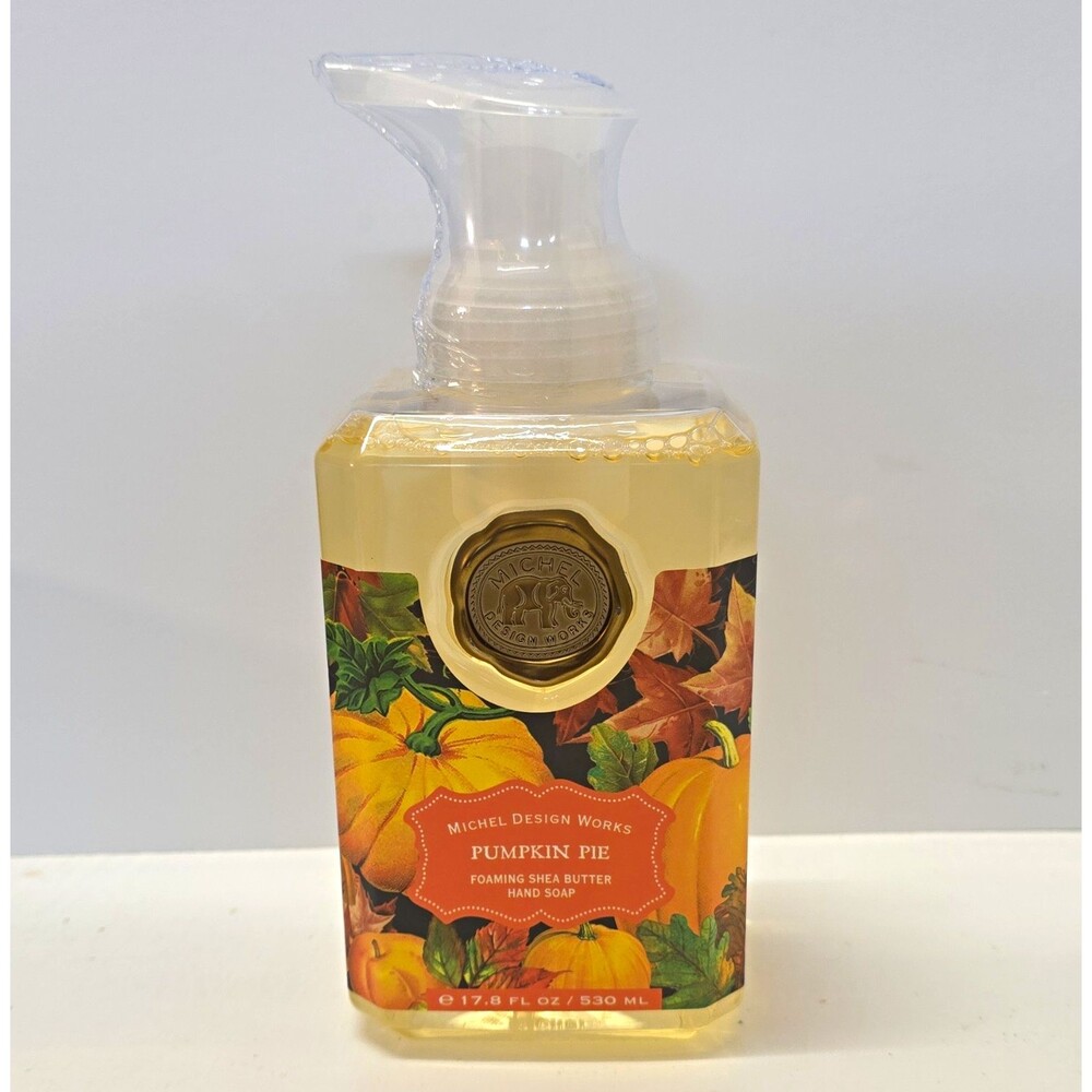 Michel Design Works Pumpkin Pie Foaming Shea Butter Hand Soap Moisturizing 17.8